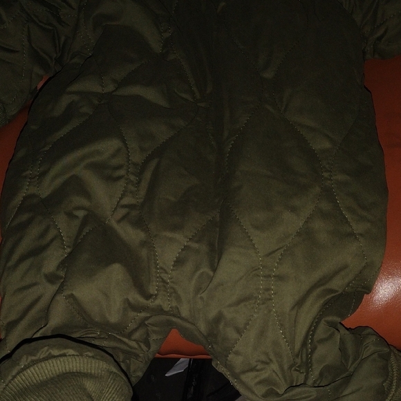 GAP Kids Quilted Olive Puffer Jacket - Picture 5 of 6